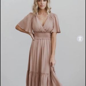 Baltic Born Mauve Midi Dress